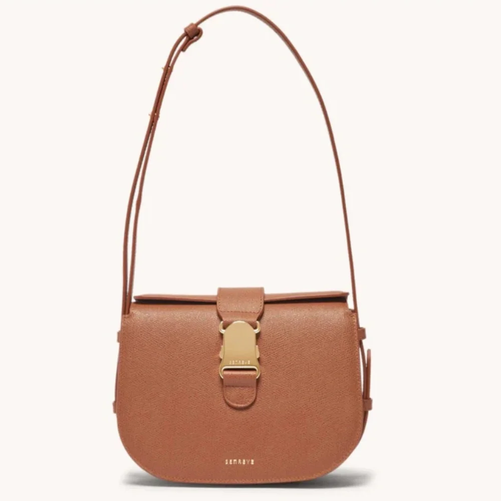 Senreve Cadence Crossbody in Pebbled Tan - Picture 1 of 9